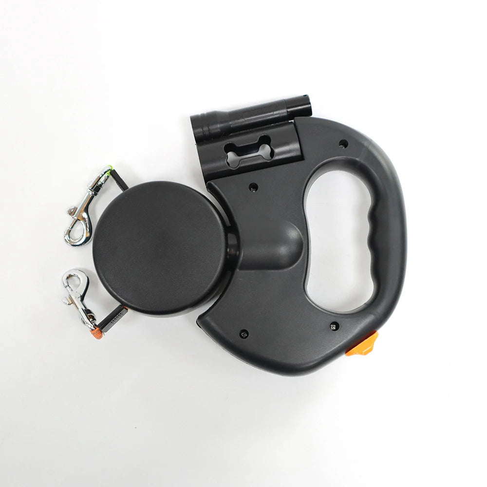 Double Retractable Dog Leash